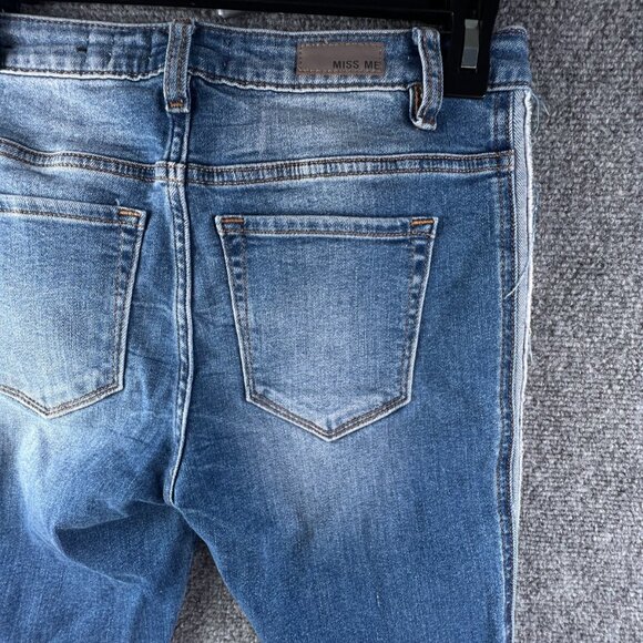 Miss Me M2191SN Womens Jeans Blue Size 26 Skinny Stretch Distressed Ladies - Picture 7 of 9